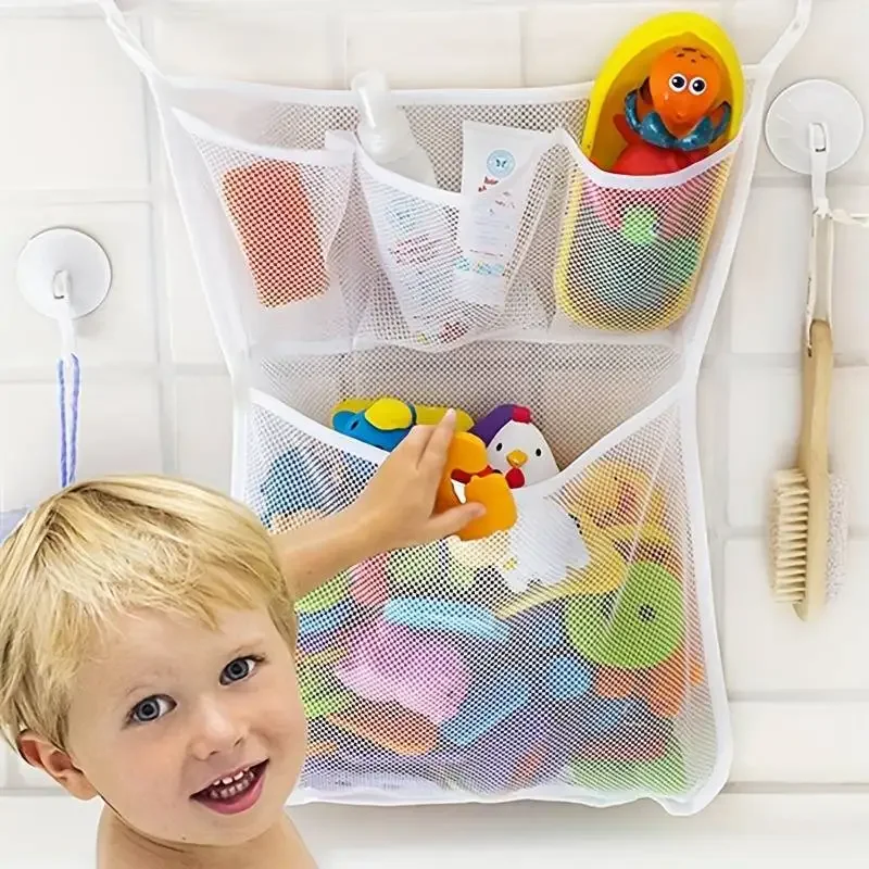 Home Bathroom Organizer - Baby Shower zabawki do kąpieli biała