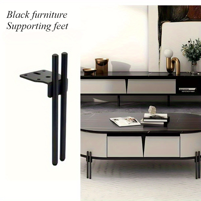 Home Hardware Bathroom Cabinets - 4 szt. 15cm Metalowe Regulowane Nóżki