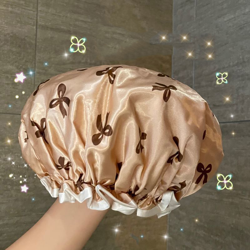 Home Essentials Bathroom Accessories - 2/3/5 szt. Dwuwarstwowa wodoodporna czapka kąpielowa,