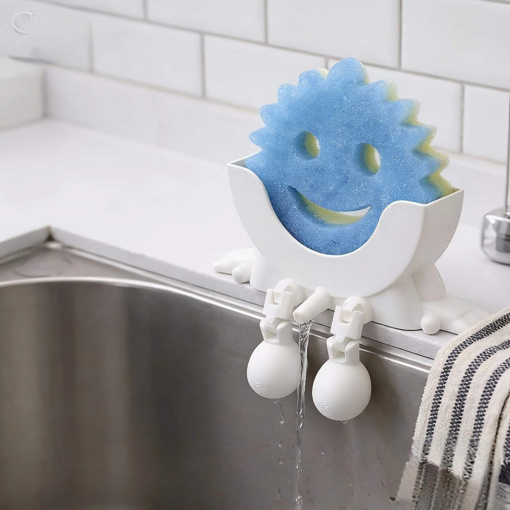 Home Bathroom Organizer - Ociekacz na mydło i gąbkę 2w1,