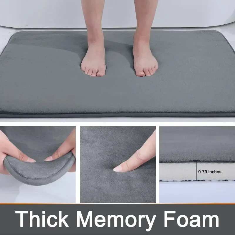 Non Slip Bath Mat - Mata łazienkowa z pianki memory, antypoślizgowa,