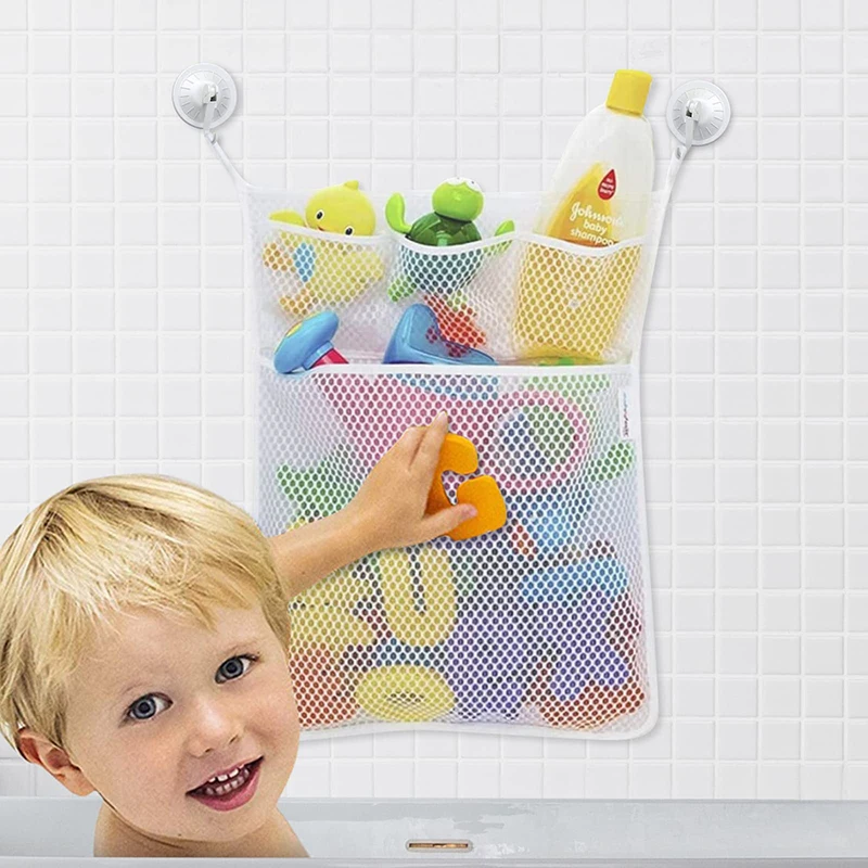 Home Bathroom Organizer - Baby Shower Zabawki do kąpieli Biała
