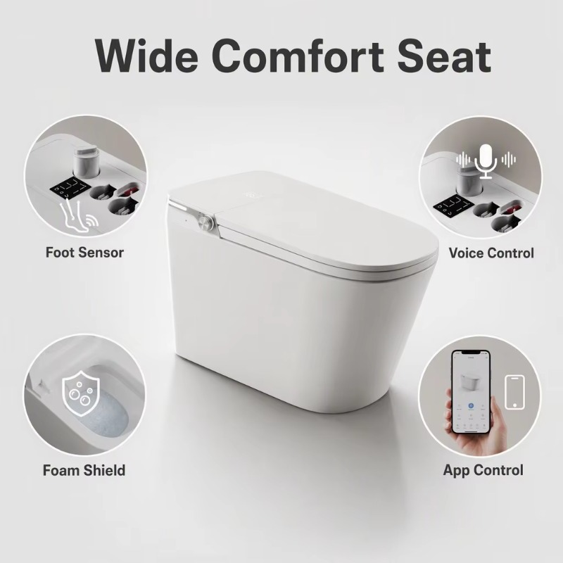 Biała inteligentna toaleta z k – Home And Bathroom recenzja i cena