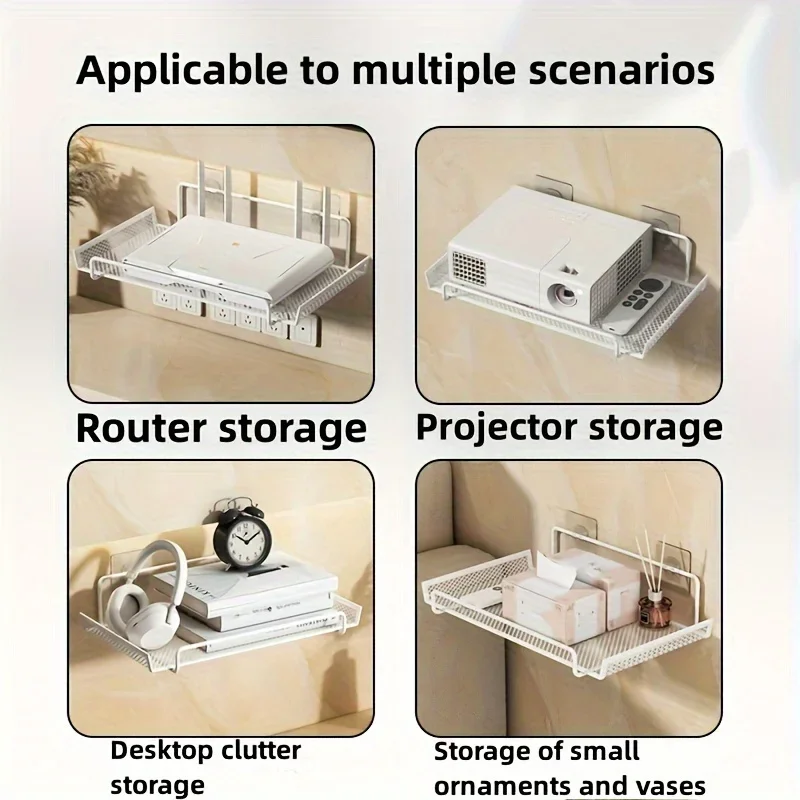Półka na router do montażu na  – Home Bathroom Organizer recenzja i cena