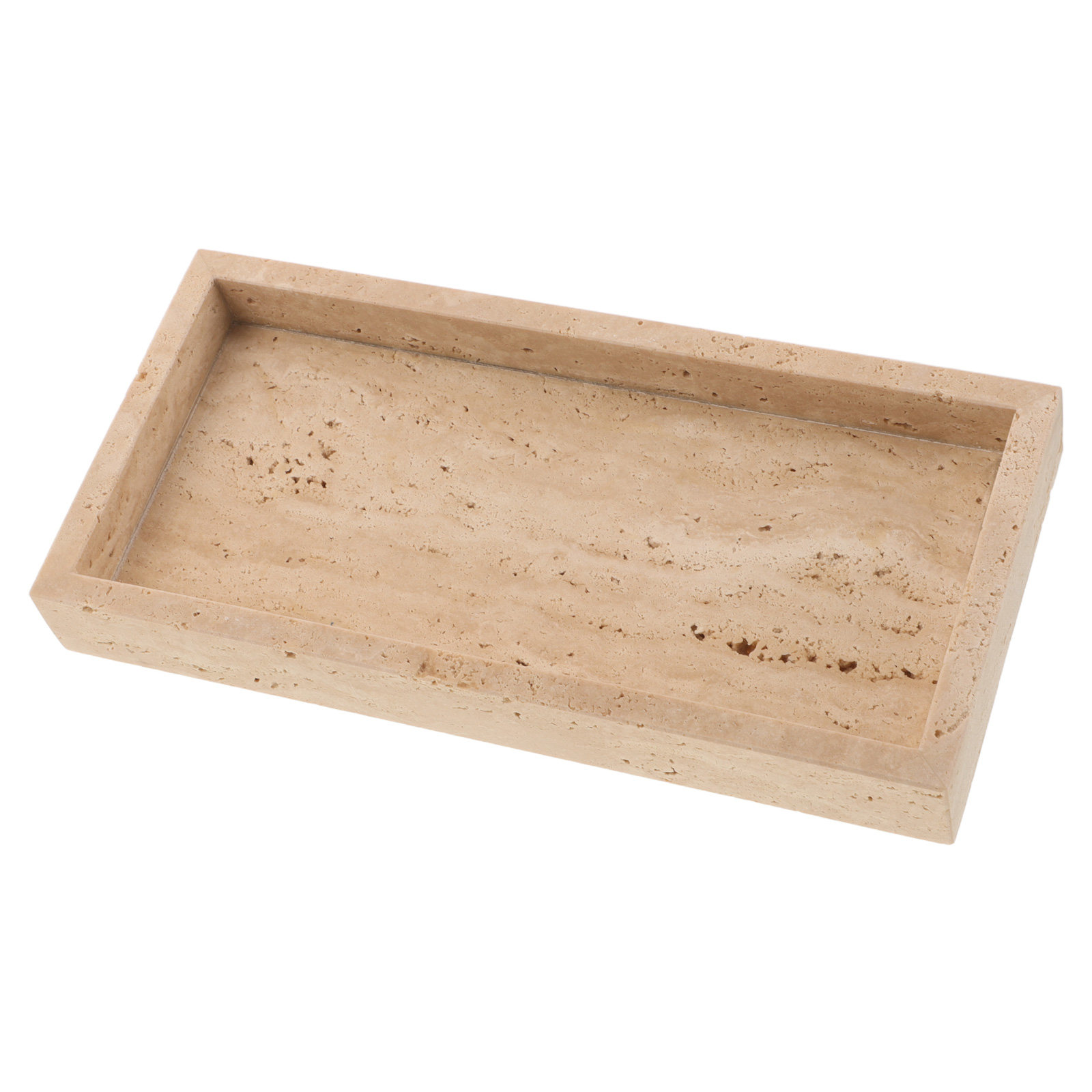 Prostokątna marmurowa taca na  – Home Bathroom Organizer recenzja i cena