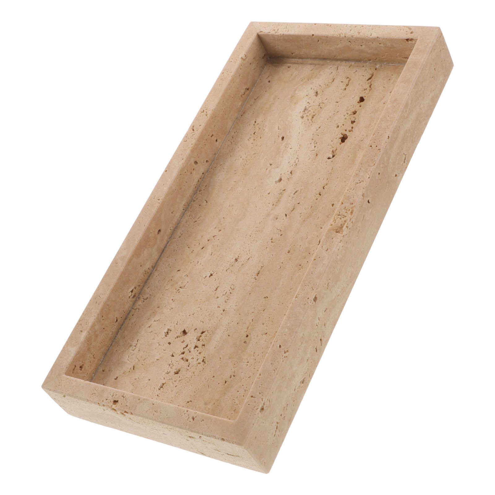 Prostokątna marmurowa taca na  – Home Bathroom Organizer recenzja i cena