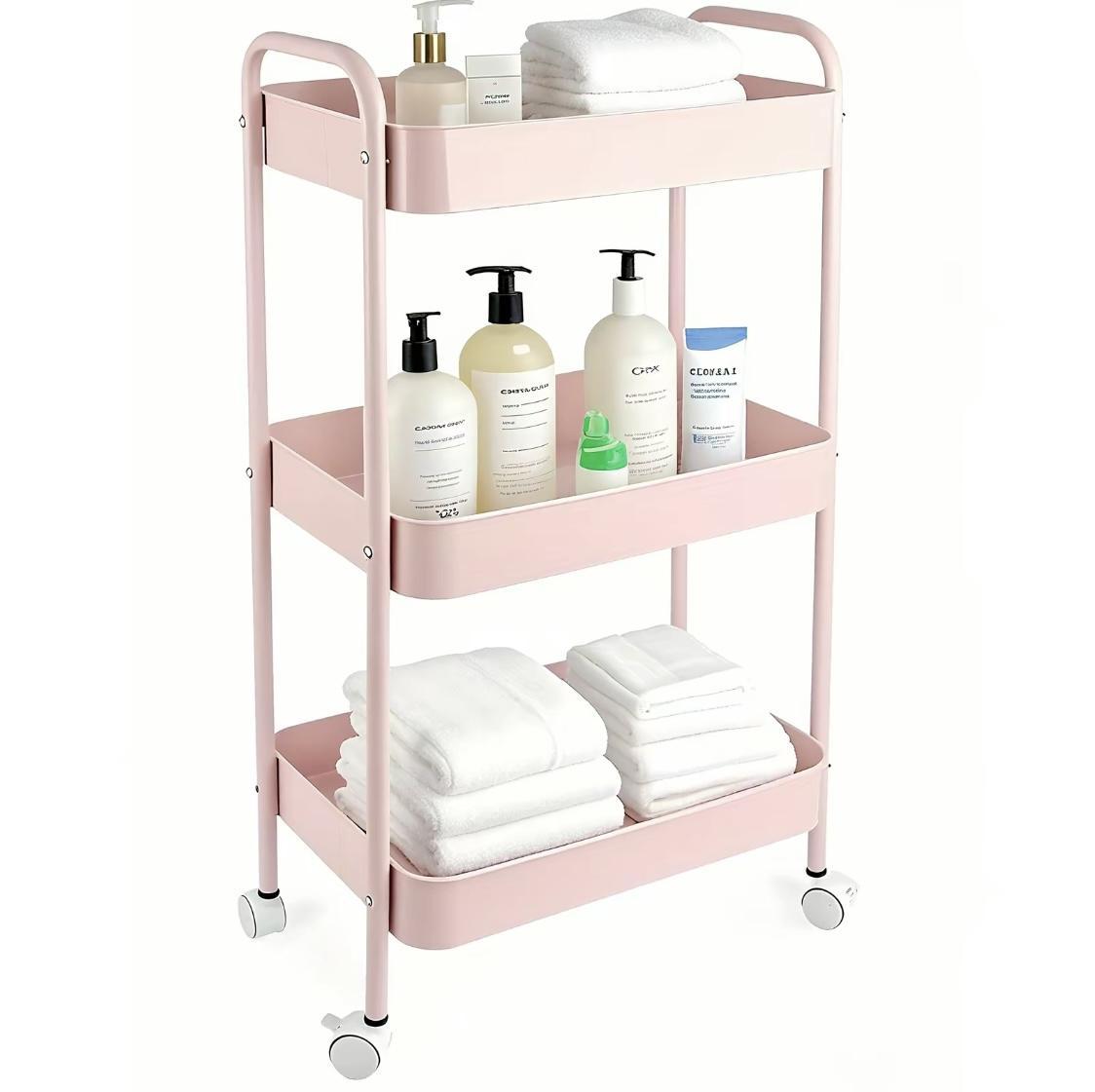 3-poziomowy wózek na kółkach z – Home Bathroom Organizer recenzja i cena