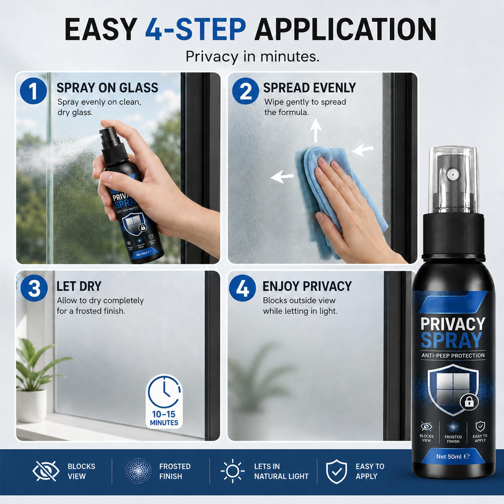 50ml szklany spray matujący do – Home Bathroom Window recenzja i cena