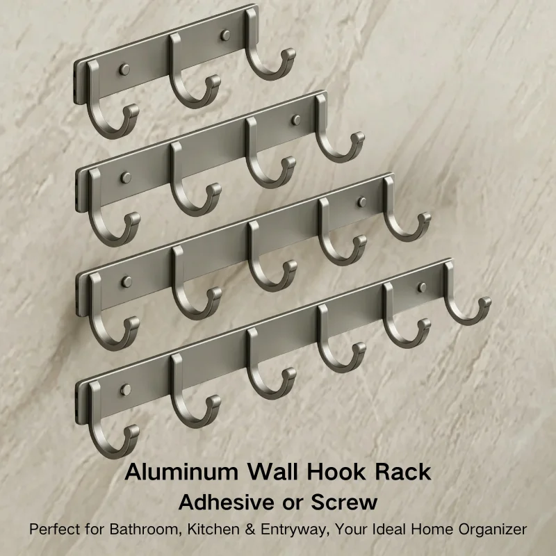 Aluminiowy wieszak ścienny z h – Home Bathroom Organizer recenzja i cena